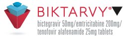 BIKTARVY® ▼(bictegravir 50mg/ emtricitabine 200mg/ tenofovir alafenamide 25mg tablets) PI